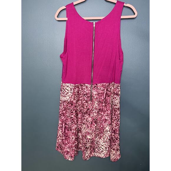 NWT Apt 9 Petite Dress Women's Size XL Pink Zip Up Throw on Dress No Sleeves - Picture 2 of 9